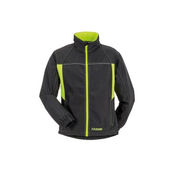 PLANAM Herren Softshelljacke BASALT-NEON Anthrazit/Gelb