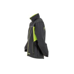 PLANAM Herren Softshelljacke BASALT-NEON Anthrazit/Gelb