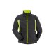 PLANAM Herren Softshelljacke BASALT-NEON Anthrazit/Gelb