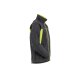 PLANAM Herren Softshelljacke BASALT-NEON Anthrazit/Gelb