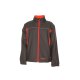 PLANAM Herren Softshelljacke BASALT-NEON Olivgrün/Orange