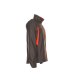 PLANAM Herren Softshelljacke BASALT-NEON Olivgrün/Orange