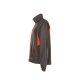 PLANAM Herren Softshelljacke BASALT-NEON Olivgrün/Orange