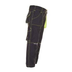 PLANAM Bundhose KIDS Reflexbiesen RIP-STOP Anthrazit/Gelb