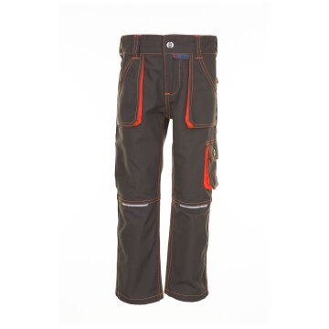 PLANAM Bundhose KIDS Reflexbiesen RIP-STOP Olivgrün/Orange