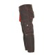 PLANAM Bundhose KIDS Reflexbiesen RIP-STOP Olivgrün/Orange