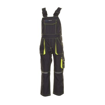 PLANAM Latzhose KIDS Reflexbiesen RIP-STOP Anthrazit/Gelb