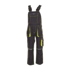 PLANAM Latzhose KIDS Reflexbiesen RIP-STOP Anthrazit/Gelb
