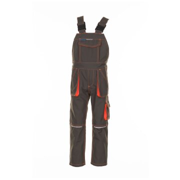 PLANAM Latzhose KIDS Reflexbiesen RIP-STOP Olivgrün/Orange