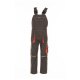 PLANAM Latzhose KIDS Reflexbiesen RIP-STOP Olivgrün/Orange