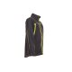 PLANAM Softshelljacke KIDS Reflexbiesen winddicht Anthrazit/Gelb