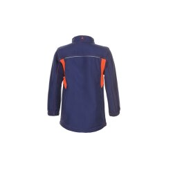 PLANAM Softshelljacke KIDS Reflexbiesen winddicht Marine/Orange