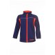 PLANAM Softshelljacke KIDS Reflexbiesen winddicht Marine/Orange