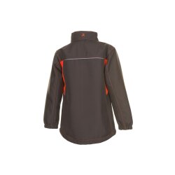 PLANAM Softshelljacke KIDS Reflexbiesen winddicht Olivgrün/Orange