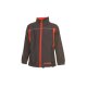 PLANAM Softshelljacke KIDS Reflexbiesen winddicht Olivgrün/Orange
