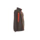 PLANAM Softshelljacke KIDS Reflexbiesen winddicht Olivgrün/Orange