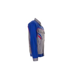 PLANAM Herren Bundjacke HIGHLINE Zink/Kornblumenblau/Rot