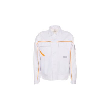 PLANAM Herren Bundjacke HIGHLINE Reinweiß/Reinweiß/Gelb