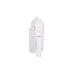 PLANAM Herren Bundjacke HIGHLINE Reinweiß/Reinweiß/Gelb