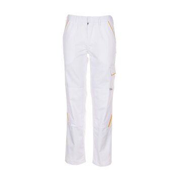 PLANAM Herren Bundhose HIGHLINE Reinweiß/Reinweiß/Gelb