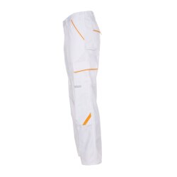 PLANAM Herren Bundhose HIGHLINE Reinweiß/Reinweiß/Gelb