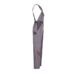 PLANAM Herren Latzhose HIGHLINE Zink/Schiefer/Rot