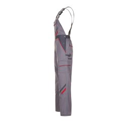 PLANAM Herren Latzhose HIGHLINE Zink/Schiefer/Rot