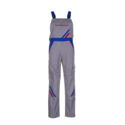 PLANAM Herren Latzhose HIGHLINE Zink/Kornblumenblau/Rot