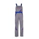 PLANAM Herren Latzhose HIGHLINE Zink/Kornblumenblau/Rot