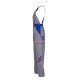 PLANAM Herren Latzhose HIGHLINE Zink/Kornblumenblau/Rot