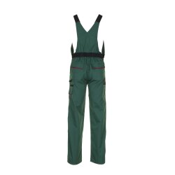 PLANAM Herren Latzhose HIGHLINE Grün/Schwarz/Rot