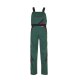 PLANAM Herren Latzhose HIGHLINE Grün/Schwarz/Rot