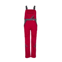 PLANAM Herren Latzhose HIGHLINE Rot/Schiefer/Schwarz