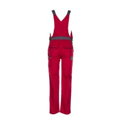 PLANAM Herren Latzhose HIGHLINE Rot/Schiefer/Schwarz