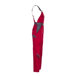 PLANAM Herren Latzhose HIGHLINE Rot/Schiefer/Schwarz