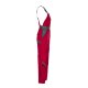 PLANAM Herren Latzhose HIGHLINE Rot/Schiefer/Schwarz