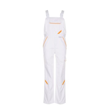 PLANAM Herren Latzhose HIGHLINE Reinweiß/Reinweiß/Gelb