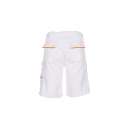 PLANAM Unisex Shorts HIGHLINE Reinweiß/Reinweiß/Gelb