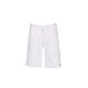 PLANAM Unisex Shorts HIGHLINE Reinweiß/Reinweiß/Gelb