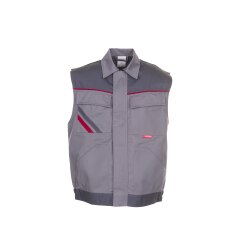 PLANAM Unisex Weste HIGHLINE Zink/Schiefer/Rot