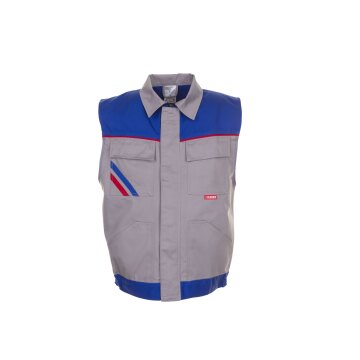 PLANAM Unisex Weste HIGHLINE Zink/Kornblumenblau/Rot