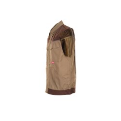 PLANAM Unisex Weste HIGHLINE Khaki/Braun/Zink