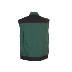 PLANAM Unisex Weste HIGHLINE Grün/Schwarz/Rot