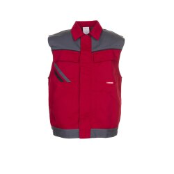 PLANAM Unisex Weste HIGHLINE Rot/Schiefer/Schwarz