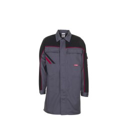 PLANAM Herren Berufsmantel HIGHLINE Schiefer/Schwarz/Rot