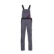 PLANAM Damen Latzhose HIGHLINE Schiefer/Schwarz/Rot