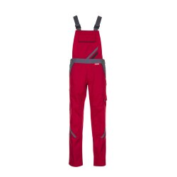 PLANAM Damen Latzhose HIGHLINE Rot/Schiefer/Schwarz