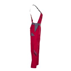 PLANAM Damen Latzhose HIGHLINE Rot/Schiefer/Schwarz