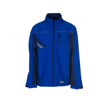 PLANAM Unisex Softshelljacke HIGHLINE Kornblumenblau/Marine/Zink