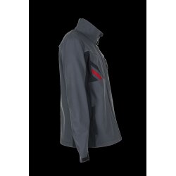 PLANAM Unisex Softshelljacke HIGHLINE Schiefer/Schwarz/Rot